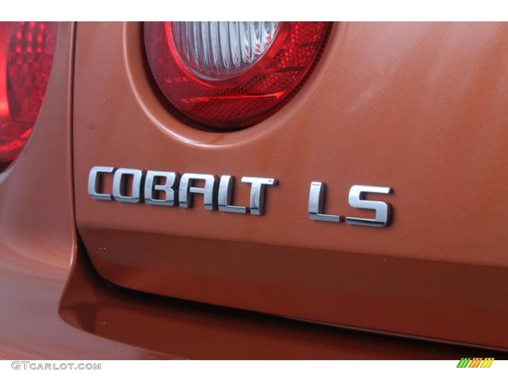 2007 Cobalt LS Coupe - Sunburst Orange Metallic / Gray photo #12