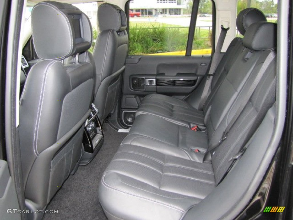 2010 Land Rover Range Rover Supercharged Rear Seat Photo #73545848