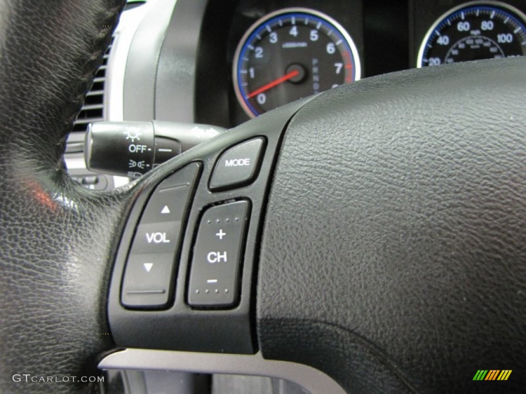 2009 CR-V EX-L 4WD - Crystal Black Pearl / Black photo #18