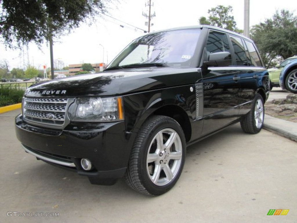 Santorini Black Pearl 2010 Land Rover Range Rover Supercharged Exterior Photo #73545869