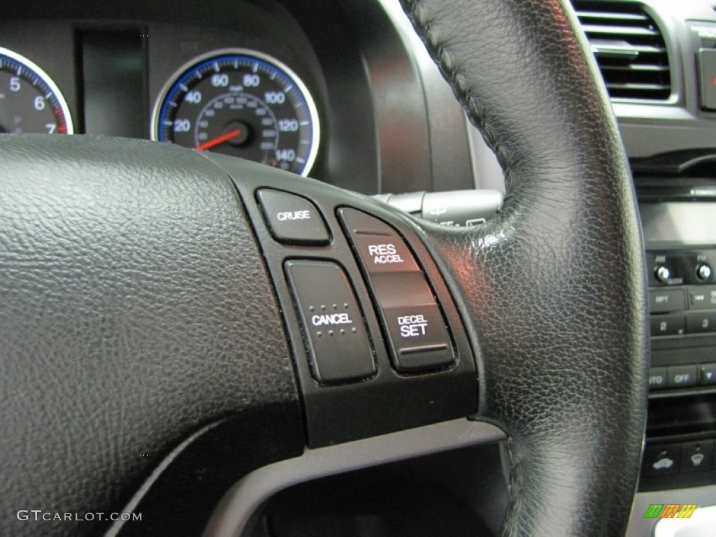 2009 CR-V EX-L 4WD - Crystal Black Pearl / Black photo #19