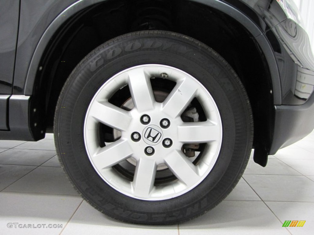 2009 CR-V EX-L 4WD - Crystal Black Pearl / Black photo #27