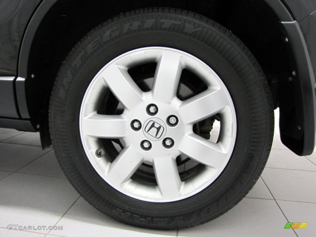 2009 CR-V EX-L 4WD - Crystal Black Pearl / Black photo #28