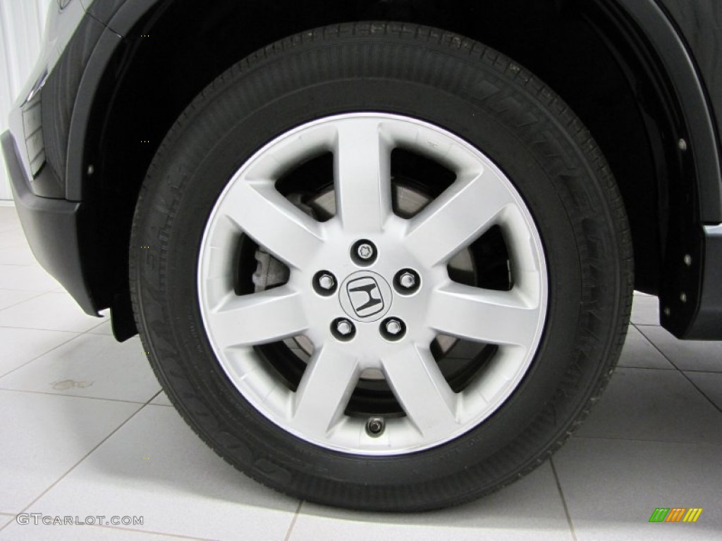 2009 CR-V EX-L 4WD - Crystal Black Pearl / Black photo #29
