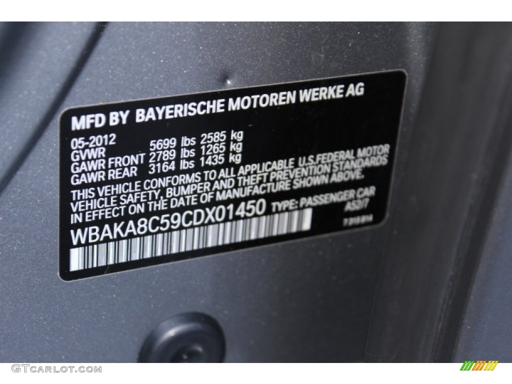2012 7 Series 750i Sedan - Space Grey Metallic / Oyster/Black photo #33