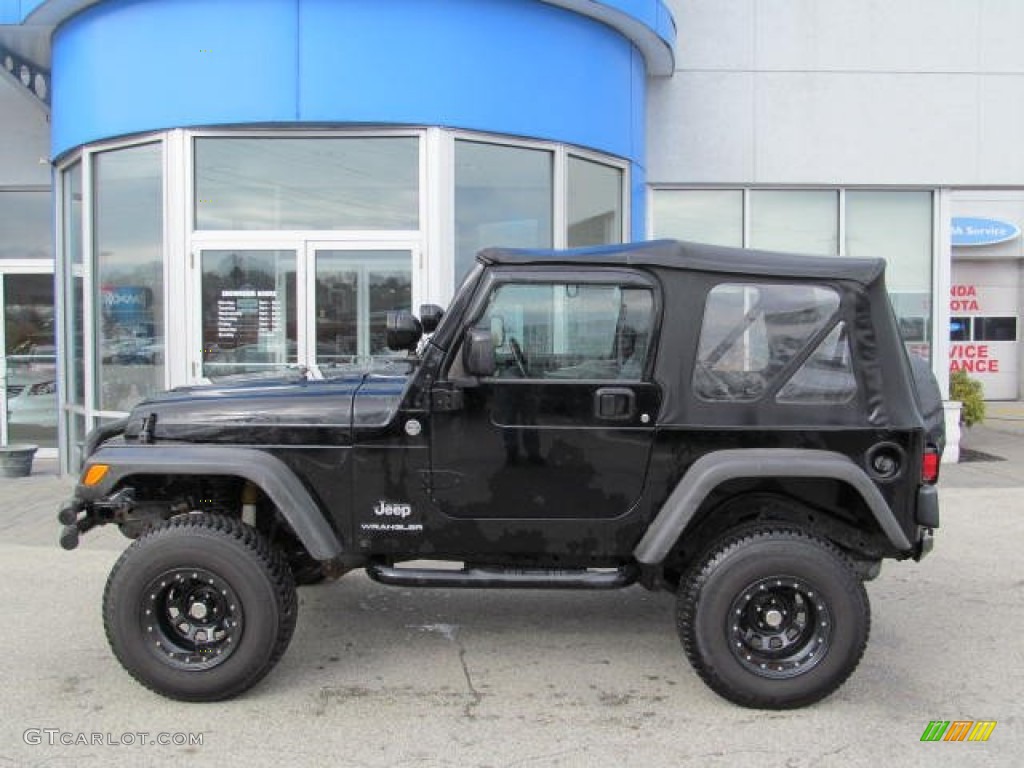 2006 Wrangler SE 4x4 - Black / Dark Slate Gray photo #3