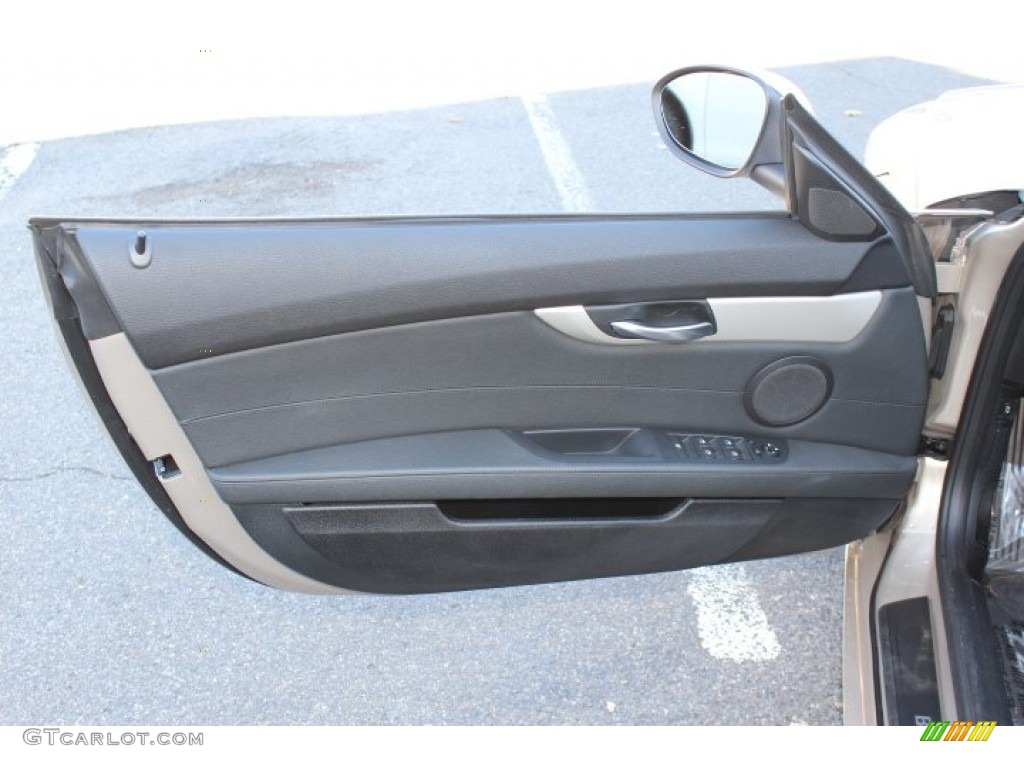2012 BMW Z4 sDrive28i Black Door Panel Photo #73547270