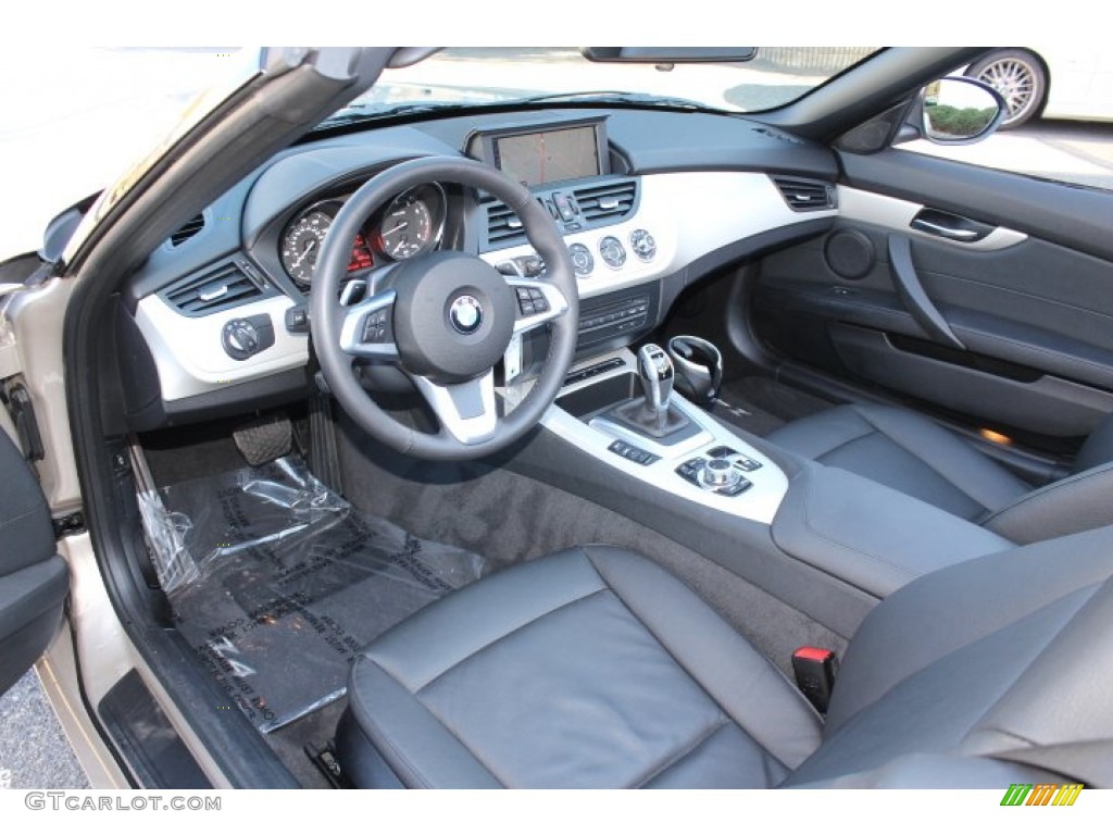 Black Interior 2012 BMW Z4 sDrive28i Photo #73547291