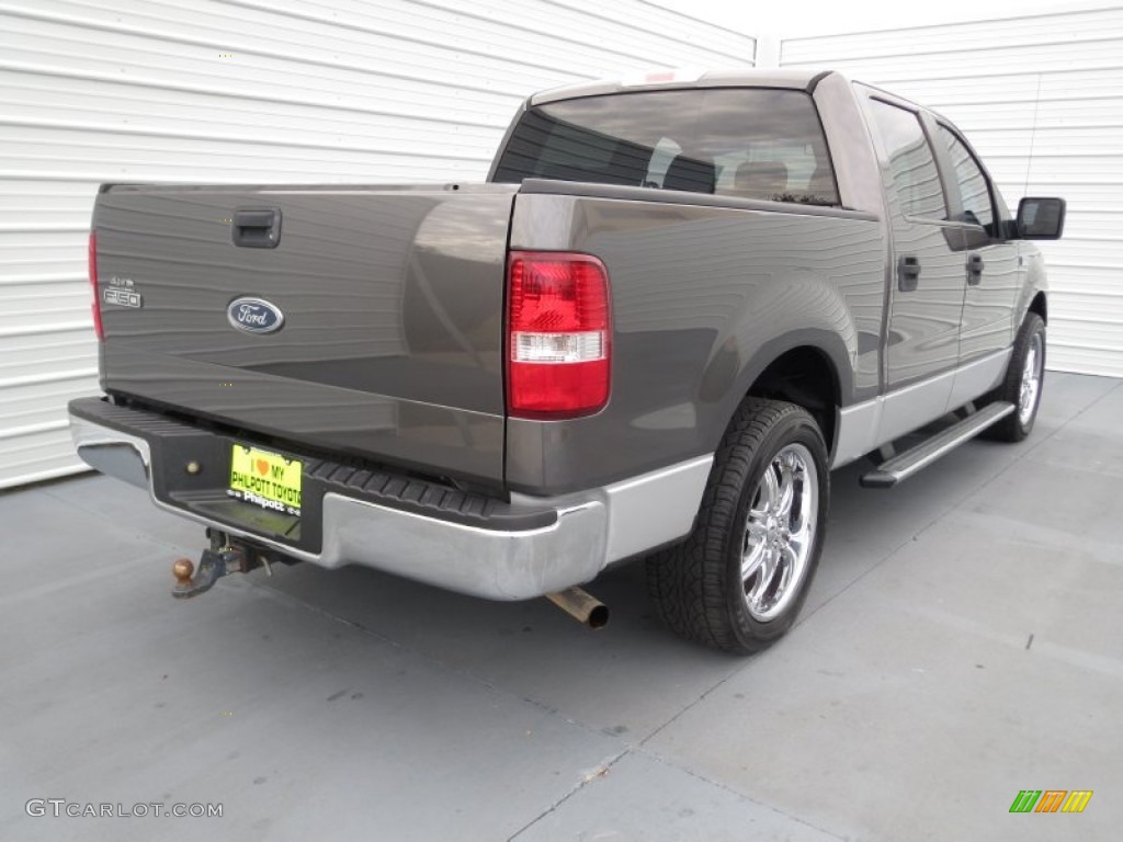 2005 F150 XLT SuperCrew - Dark Shadow Grey Metallic / Medium Flint Grey photo #3