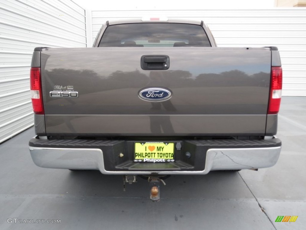2005 F150 XLT SuperCrew - Dark Shadow Grey Metallic / Medium Flint Grey photo #4