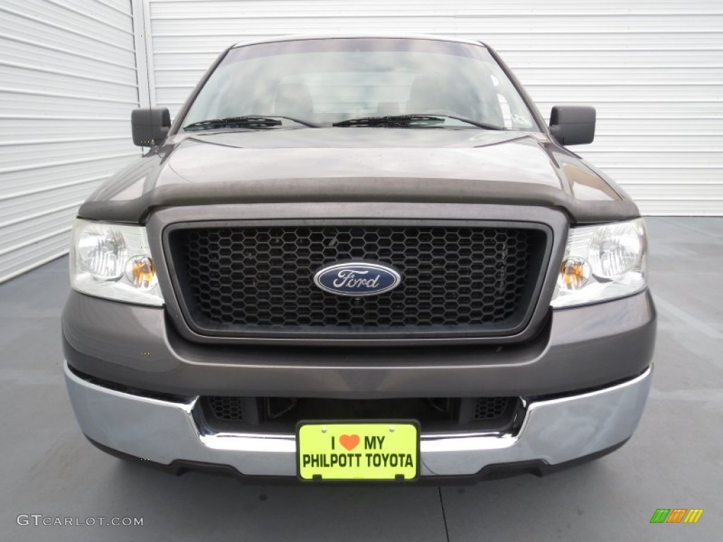 2005 F150 XLT SuperCrew - Dark Shadow Grey Metallic / Medium Flint Grey photo #7