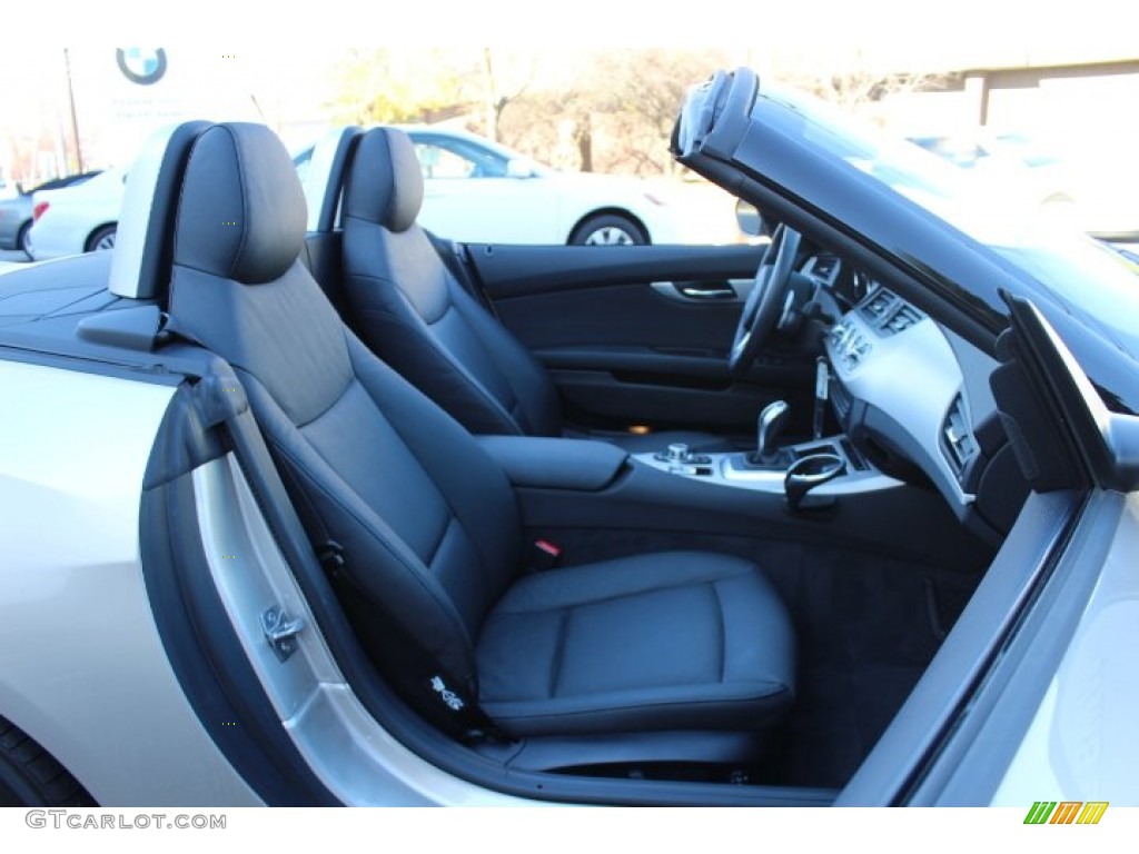 2012 Z4 sDrive28i - Orion Silver Metallic / Black photo #24