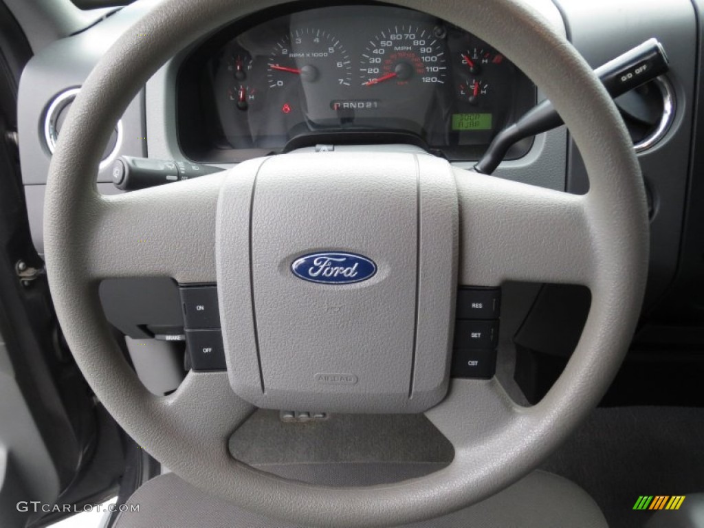 2005 F150 XLT SuperCrew - Dark Shadow Grey Metallic / Medium Flint Grey photo #33