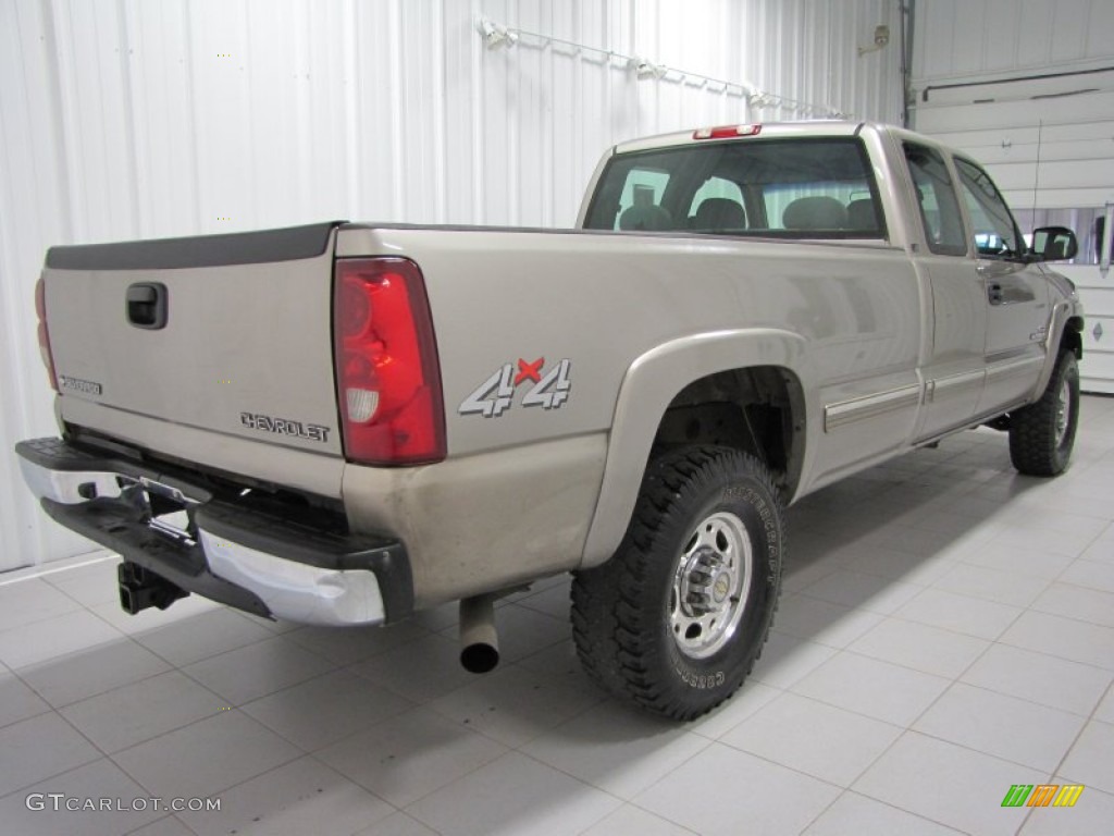 Light Pewter Metallic 2002 Chevrolet Silverado 2500 LS Extended Cab 4x4 Exterior Photo #73548066