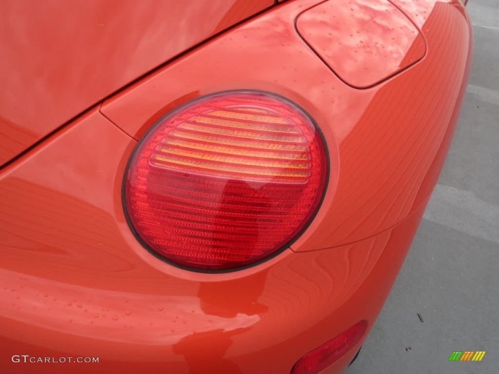 2003 New Beetle GLS Convertible - Sundown Orange / Black photo #16