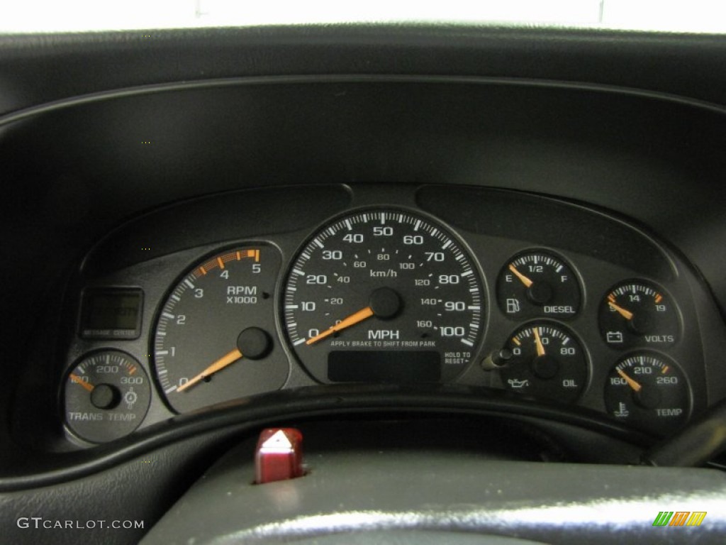 2002 Chevrolet Silverado 2500 LS Extended Cab 4x4 Gauges Photo #73548422