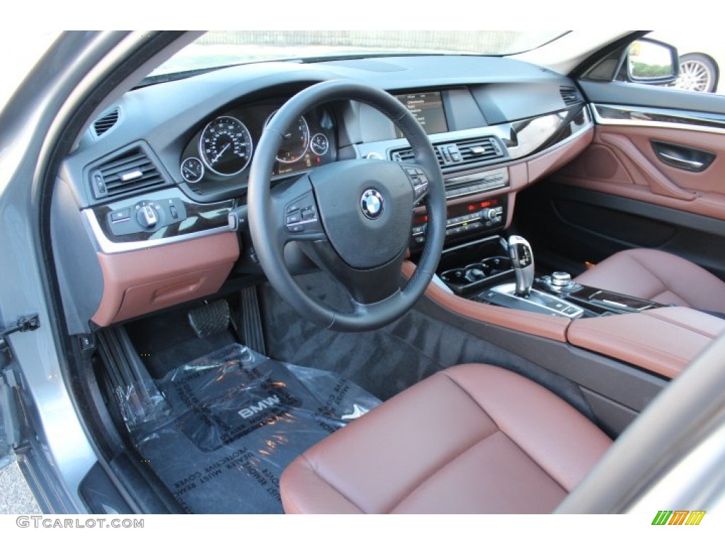 Cinnamon Brown Interior 2011 BMW 5 Series 535i xDrive Sedan Photo #73551068