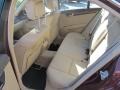 2009 Mercedes-Benz C Almond/Mocha Interior Rear Seat Photo