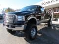 2006 Black Ford F250 Super Duty Lariat Crew Cab 4x4  photo #2