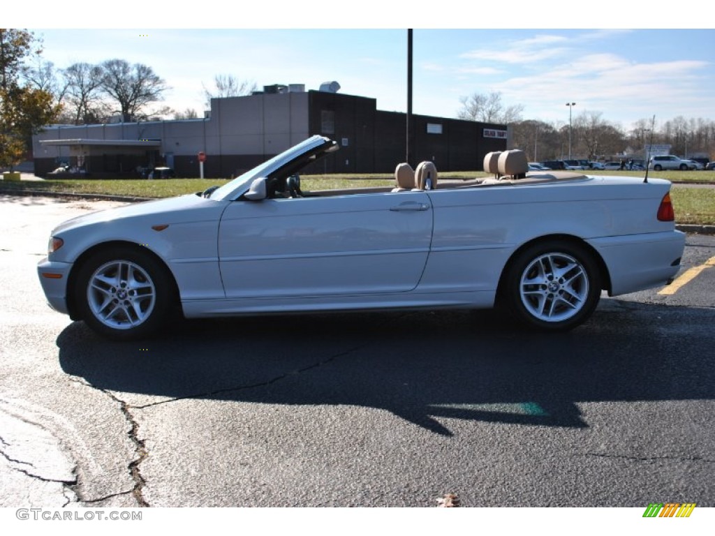 2004 3 Series 325i Convertible - Alpine White / Sand photo #3