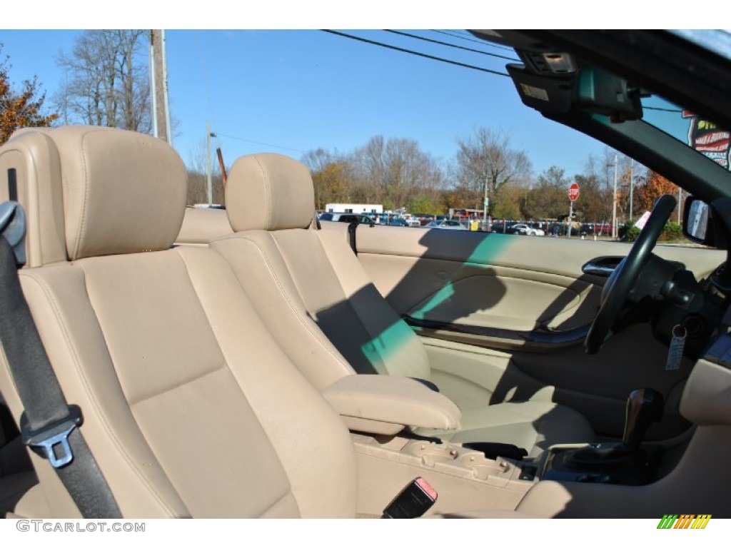 2004 3 Series 325i Convertible - Alpine White / Sand photo #9