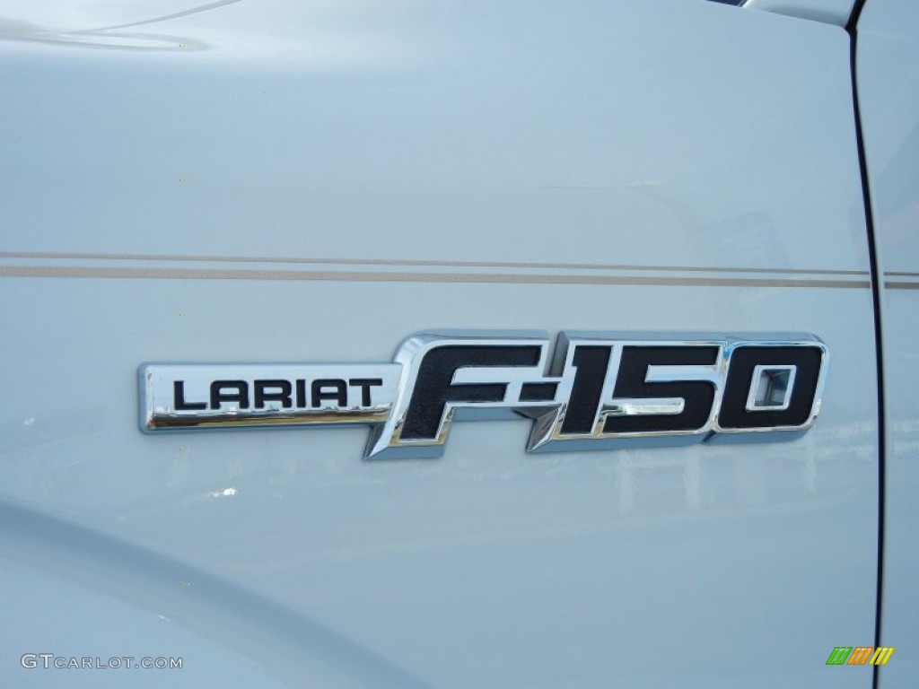 2010 F150 Lariat SuperCrew - Oxford White / Tan photo #10