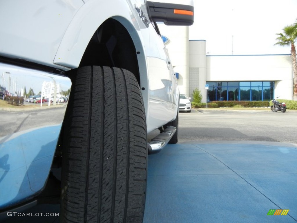 2010 F150 Lariat SuperCrew - Oxford White / Tan photo #11