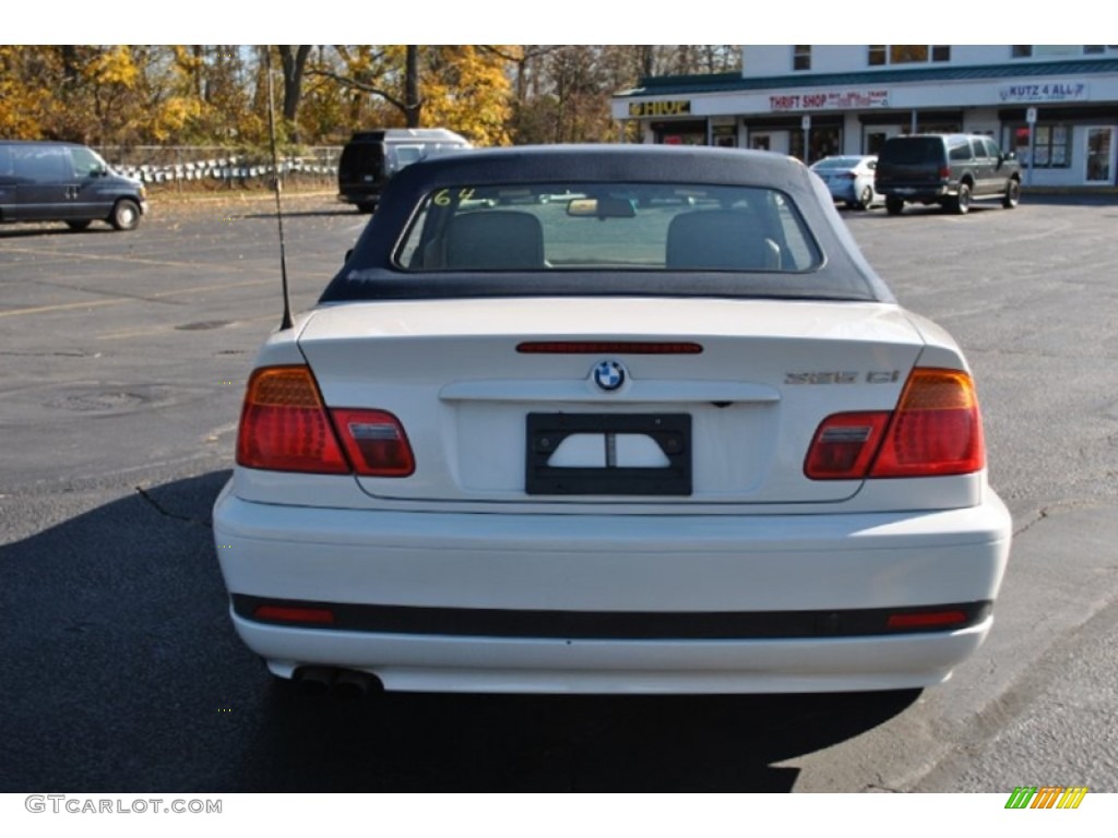 2004 3 Series 325i Convertible - Alpine White / Sand photo #20