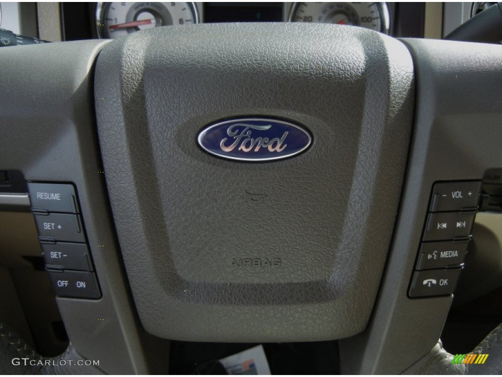 2010 F150 Lariat SuperCrew - Oxford White / Tan photo #24