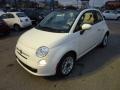 2013 Bianco (White) Fiat 500 c cabrio Pop  photo #2