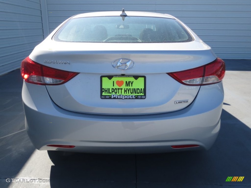 2013 Elantra Limited - Silver / Gray photo #4