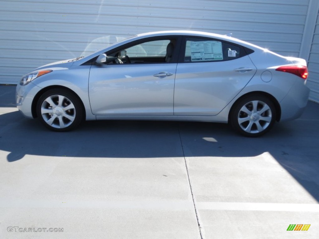 2013 Elantra Limited - Silver / Gray photo #5
