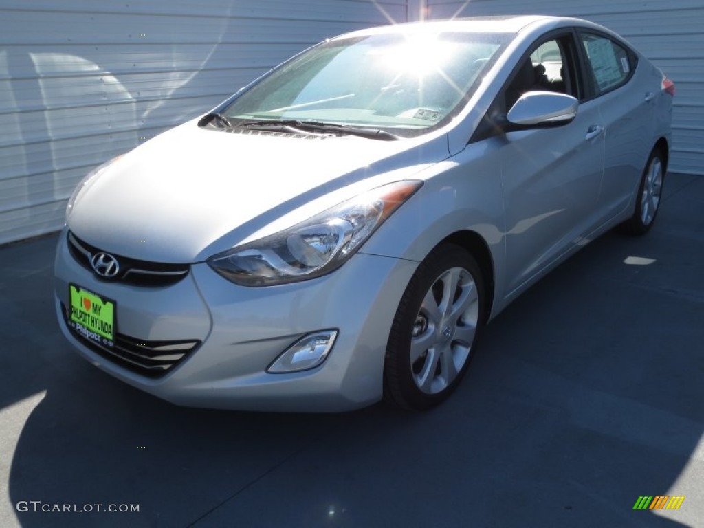 2013 Elantra Limited - Silver / Gray photo #6