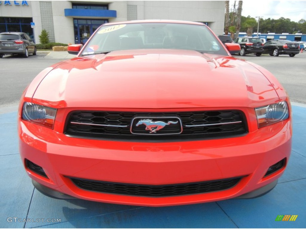 Race Red 2012 Ford Mustang V6 Premium Coupe Exterior Photo #73552292