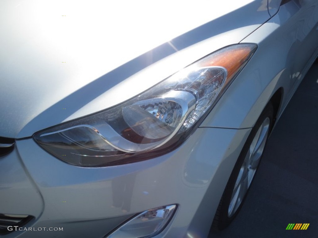 2013 Elantra Limited - Silver / Gray photo #8