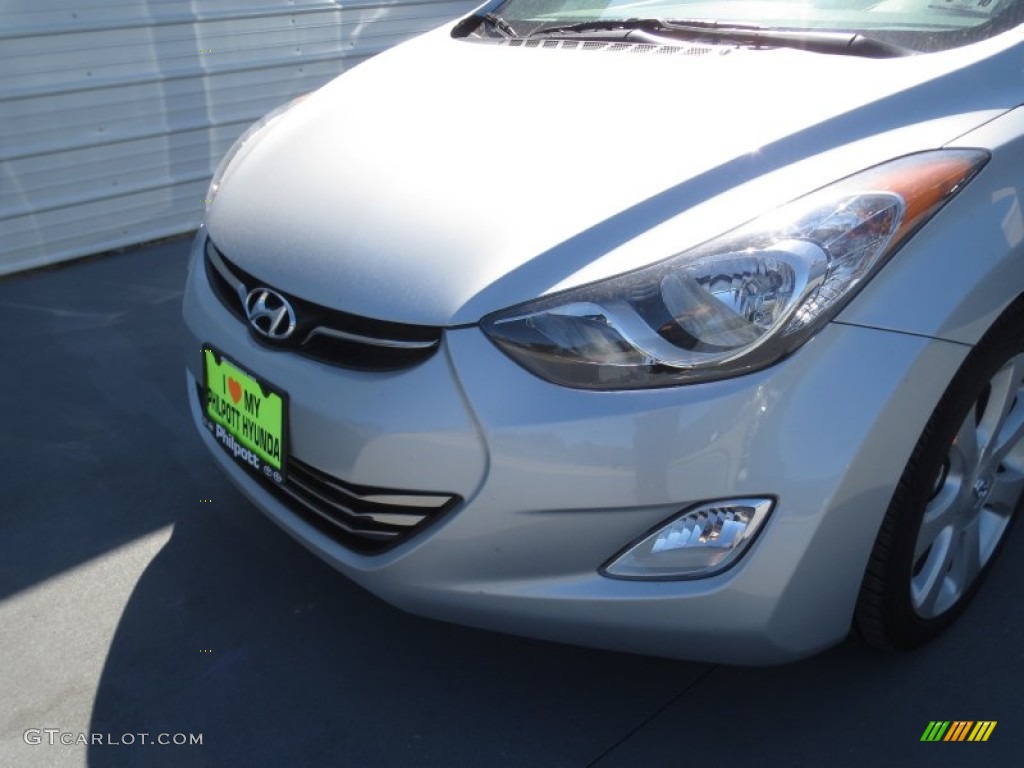 2013 Elantra Limited - Silver / Gray photo #9