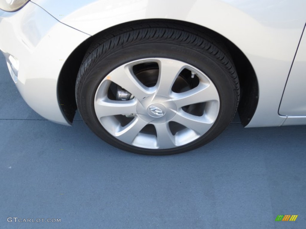 2013 Elantra Limited - Silver / Gray photo #10