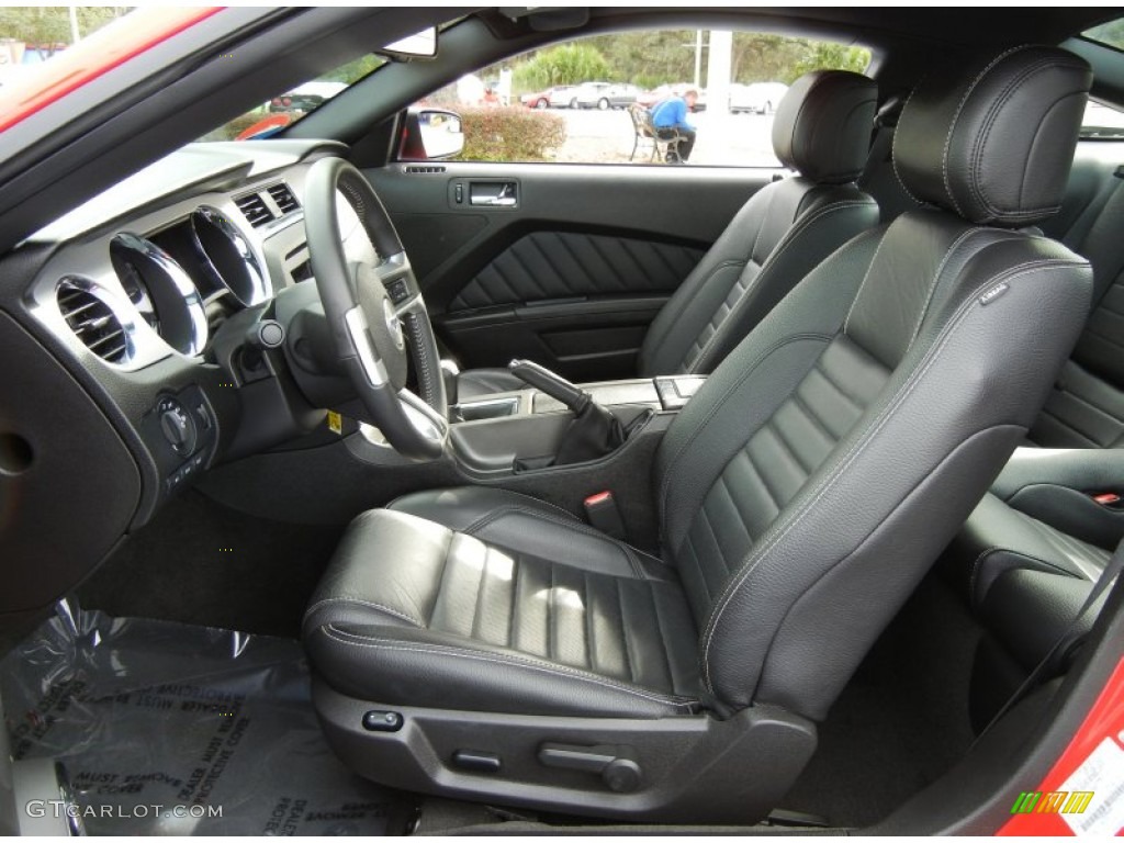 2012 Ford Mustang V6 Premium Coupe Front Seat Photo #73552358