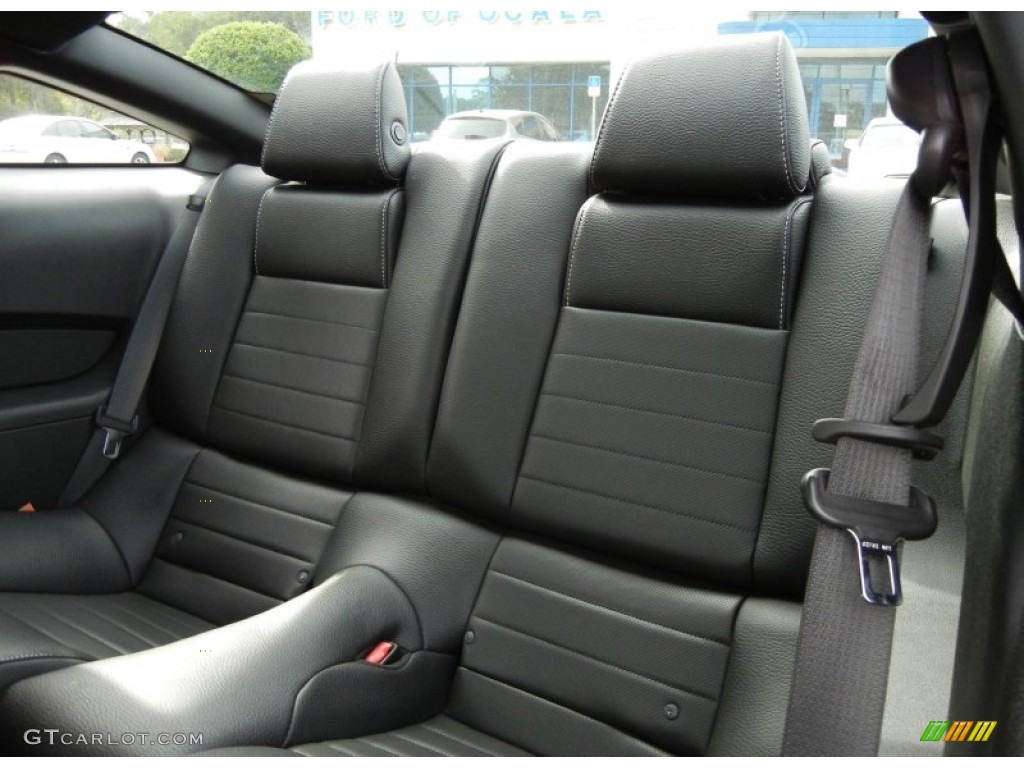 2012 Ford Mustang V6 Premium Coupe Rear Seat Photo #73552400