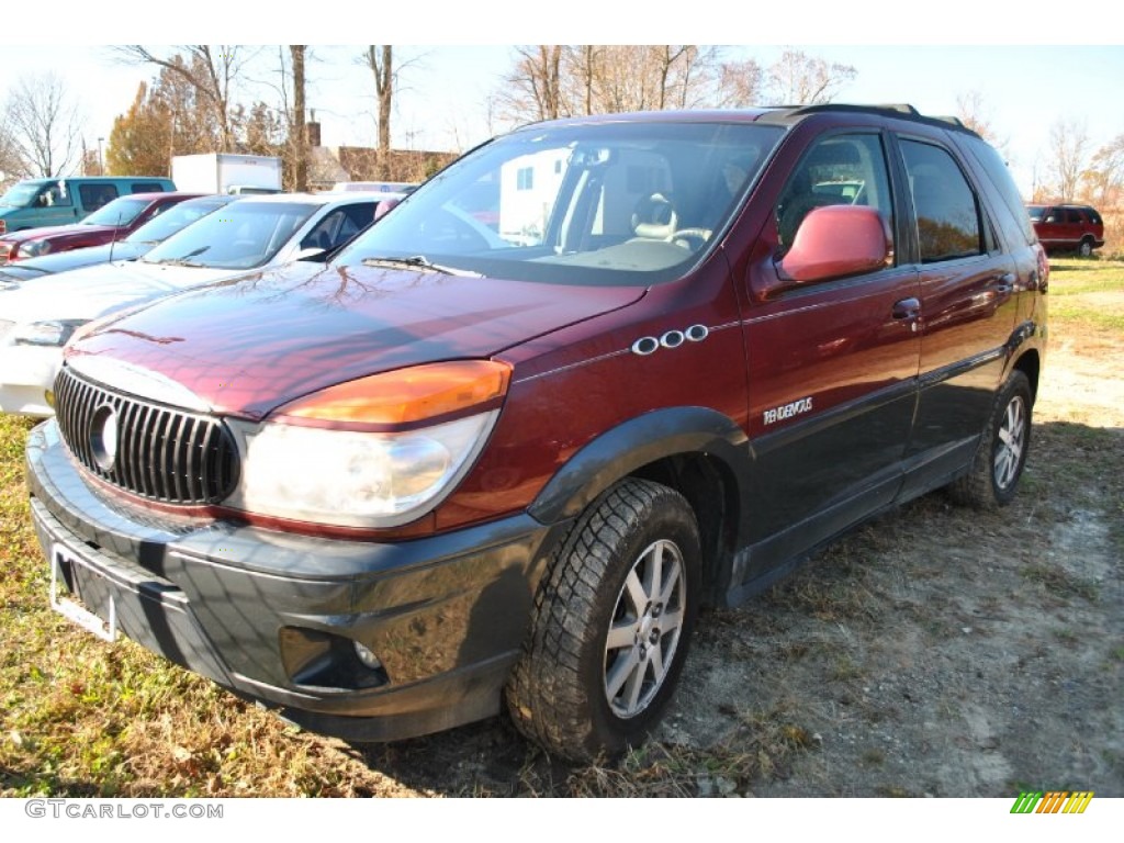 2002 Rendezvous CXL AWD - Medium Red / Dark Gray photo #1