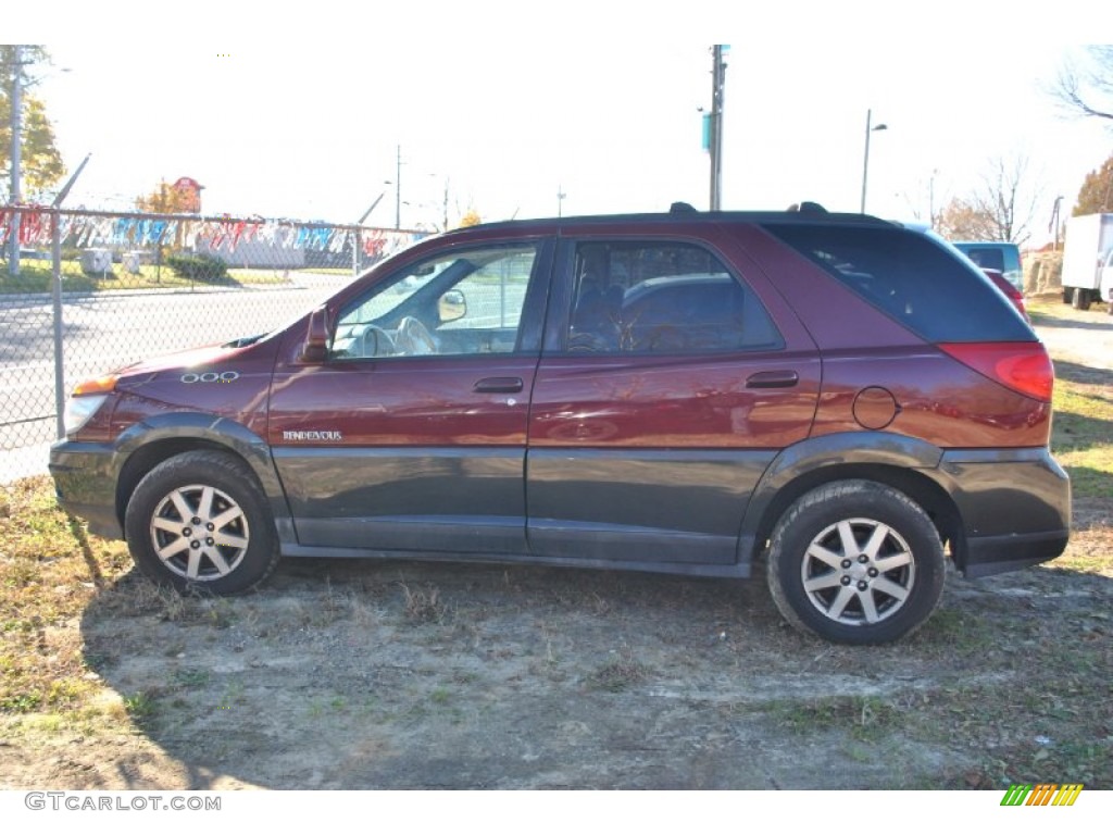 2002 Rendezvous CXL AWD - Medium Red / Dark Gray photo #2