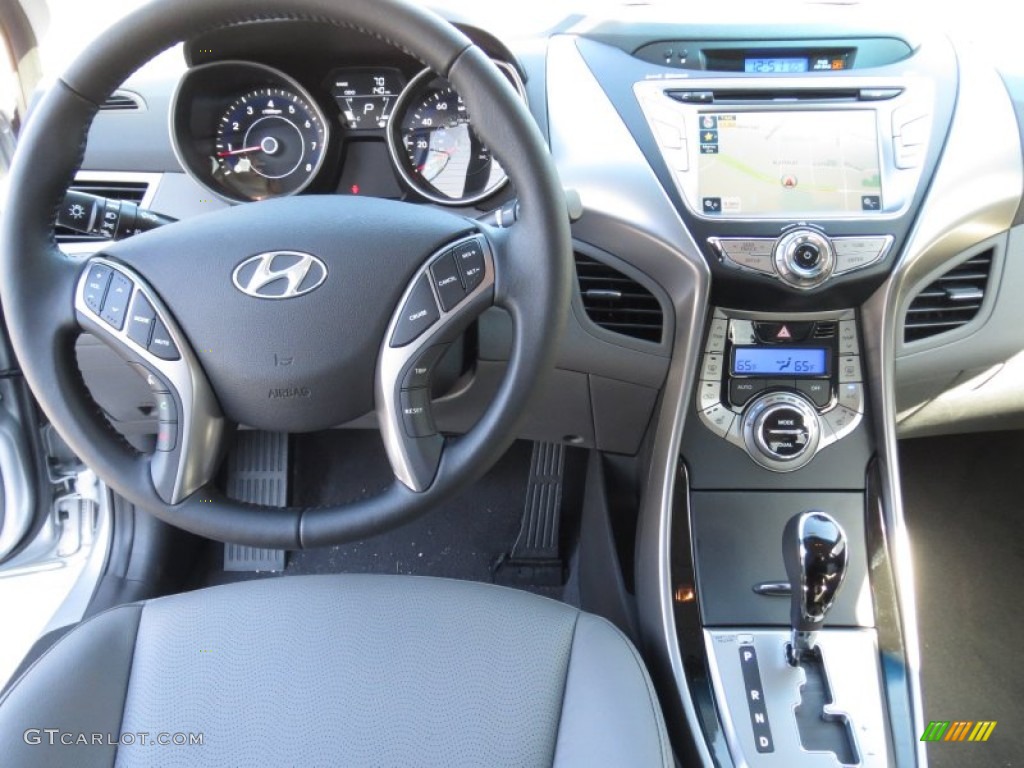2013 Elantra Limited - Silver / Gray photo #25