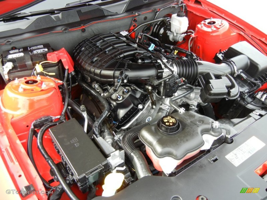 2012 Ford Mustang V6 Premium Coupe 3.7 Liter DOHC 24-Valve Ti-VCT V6 Engine Photo #73552664