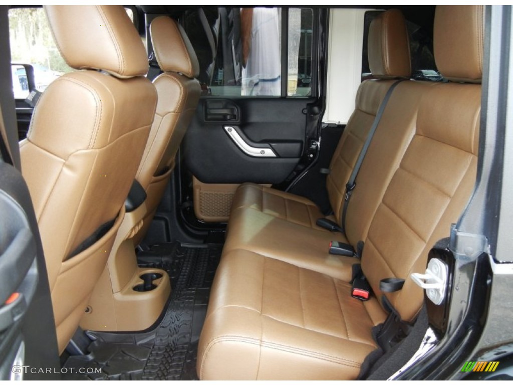 2011 Jeep Wrangler Unlimited Sahara 4x4 Rear Seat Photo #73553030
