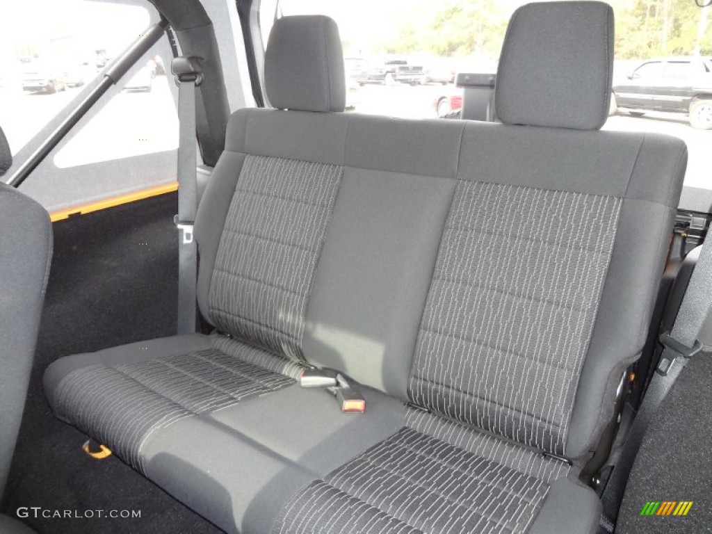 2012 Jeep Wrangler Sport 4x4 Rear Seat Photo #73553967