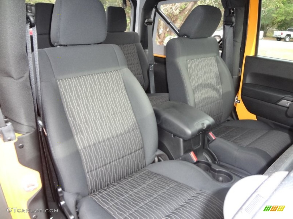 2012 Jeep Wrangler Sport 4x4 Front Seat Photo #73554114
