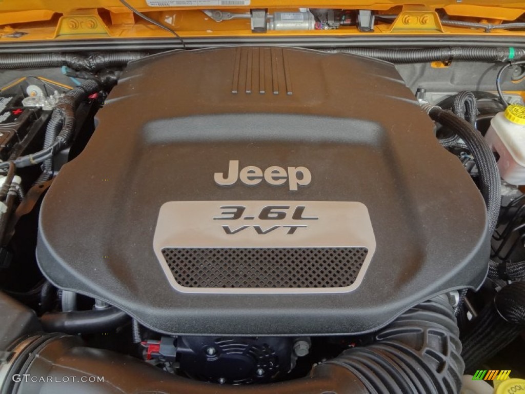 2012 Jeep Wrangler Sport 4x4 3.6 Liter DOHC 24-Valve VVT Pentastar V6 Engine Photo #73554197