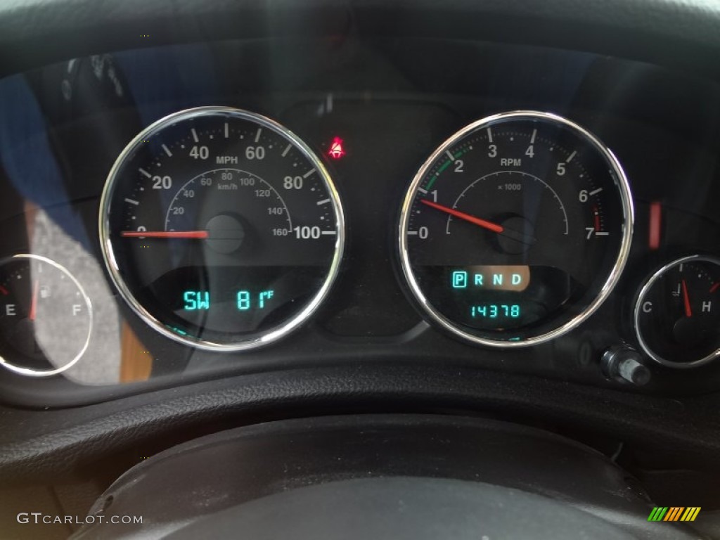 2012 Jeep Wrangler Sport 4x4 Gauges Photo #73554257