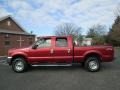 2001 Toreador Red Metallic Ford F250 Super Duty XLT Super Crew 4x4  photo #3