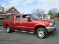 2001 Toreador Red Metallic Ford F250 Super Duty XLT Super Crew 4x4  photo #11